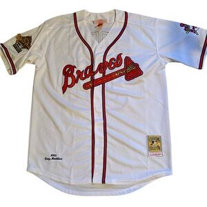 Atlanta Braves Throwback Jersey Greg Maddux World Series